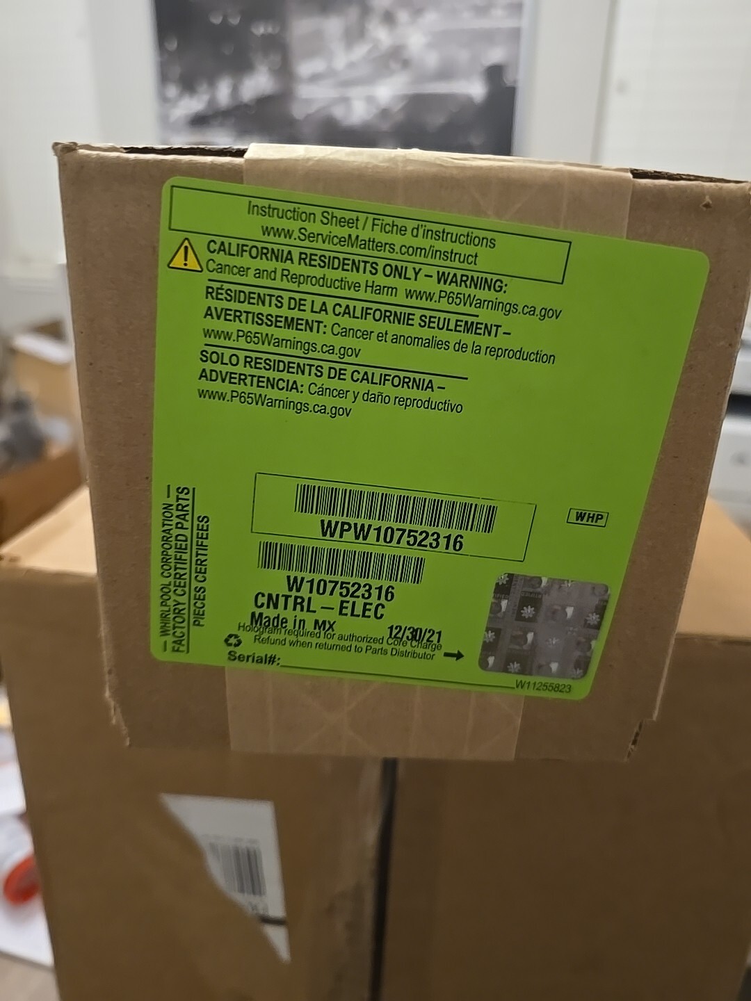 Whirlpool Wall Oven Control Board W10752316 Replacement Part-image