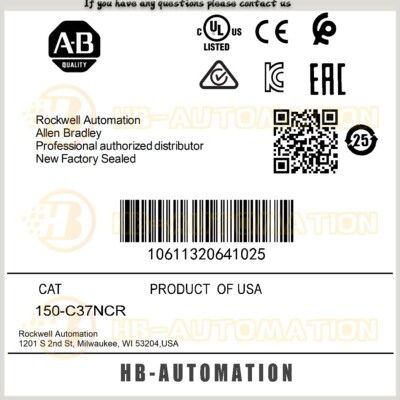 NEW 150-C37NCR Controller AB Brand Spot Goods 150C37NCR ZY
