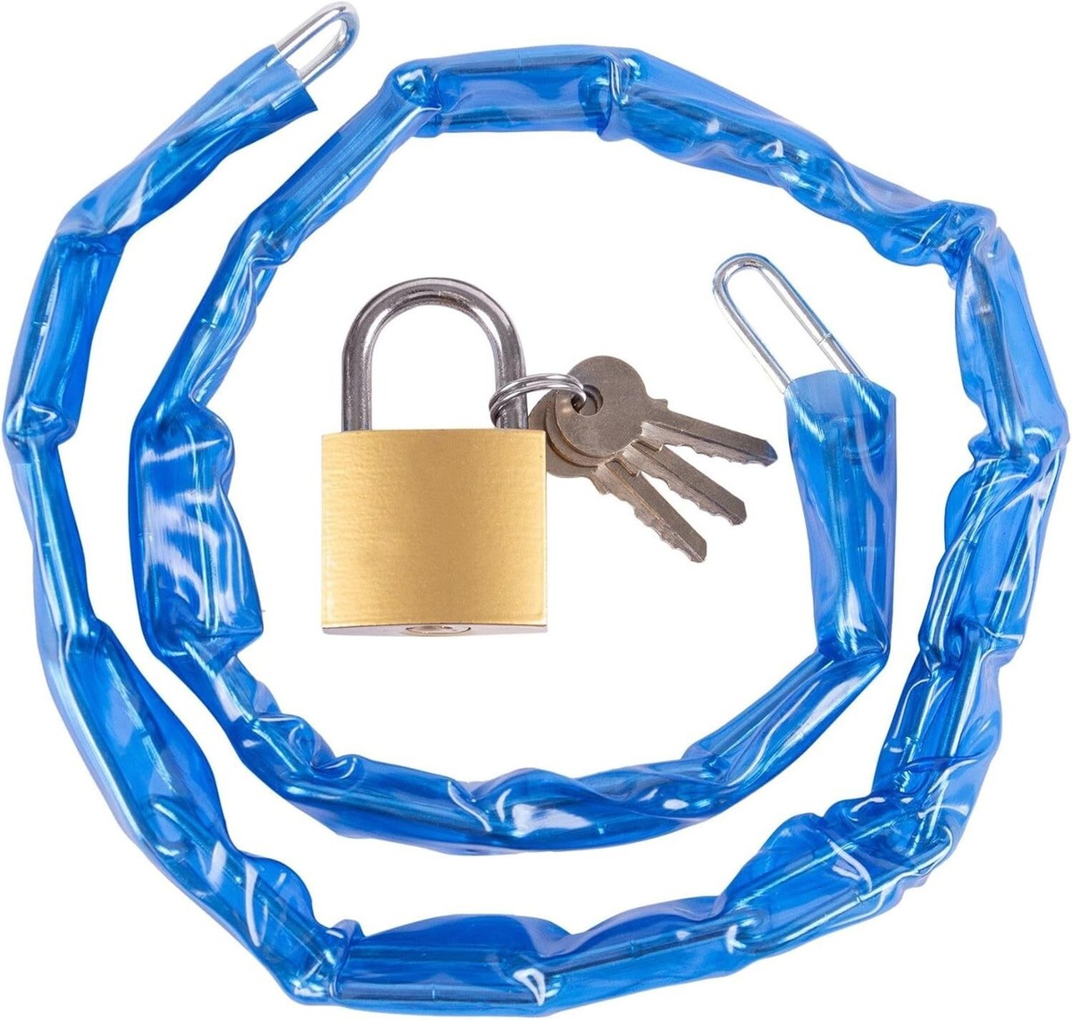 3ft Security Chain with Padlock Lock Heavy Duty Strong Bike