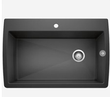 Blanco 441599 33 x 22 in. 1-Hole Composite Single Bowl Dual Mount Kitchen Sink