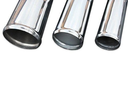 Aluminium Polished Alloy elbow 45' lenght 30cm all sizes intercooler pipe - Picture 7 of 7