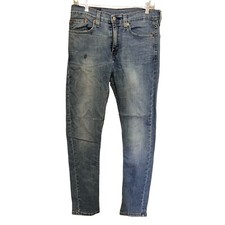 Levis 510 Jeans Mens 31 Waist Skinny Fit Leg 31x32 Blue Denim Stretch Red Tab