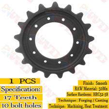 10 Holes 17 Teeth Sprocket for John Deere CT329D CT323 CT333D 319D Heavy Duty