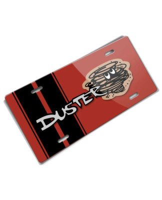 1970 - 1975 Plymouth Duster Emblem Novelty License Plate - Aluminum - 16 colors