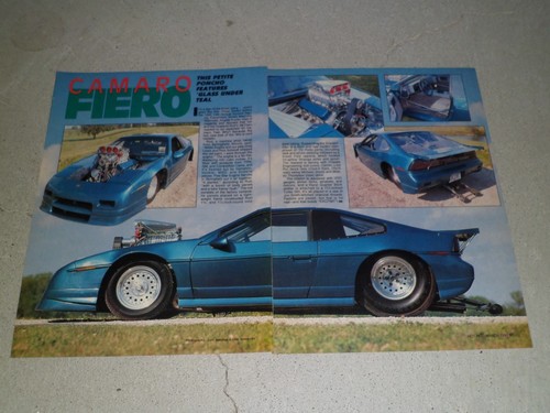 VARIOUS PONTIAC FIERO AD / ARTICLES COLOR / BLACK & WHITE - Imagen 20 de 29