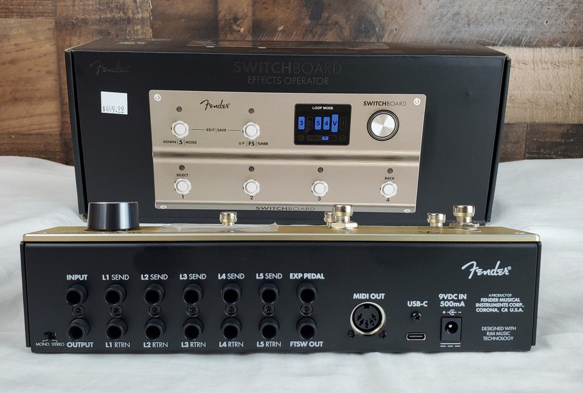 Fender Switchboard Effects Operator Loop Switcher Pedal | eBay