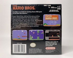 Super Mario Bros Classic NES Nintendo GameBoy Advance GBA Game 2004 NEW SEALED