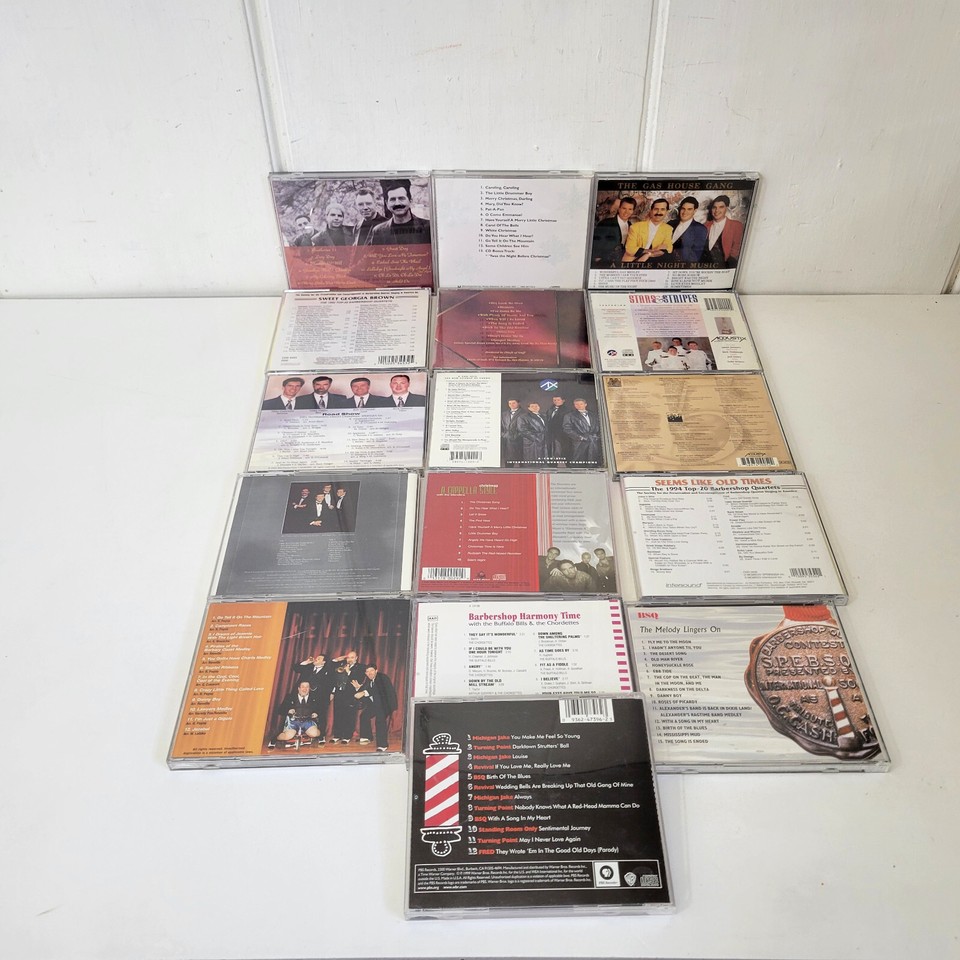 Barbershop Quartet CDs Large Lot Gas House Gang, A-Cou-Stix and More | eBay