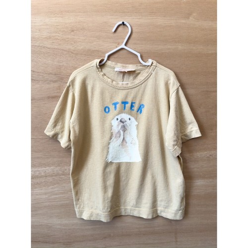 The Animals Observatory Otter Grafik T-Shirt Kurzarm Kinder Oberteil