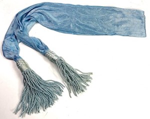 CIVIL WAR UNION OFFICER BLUE SILK UNIFORM SASH