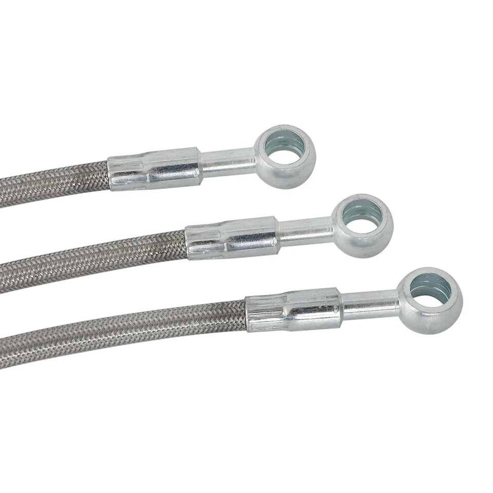 Stainless Steel Front Brake Line Kit For Honda Gl1000 Goldwing 1000 1975-1978 Foto 4 de 4