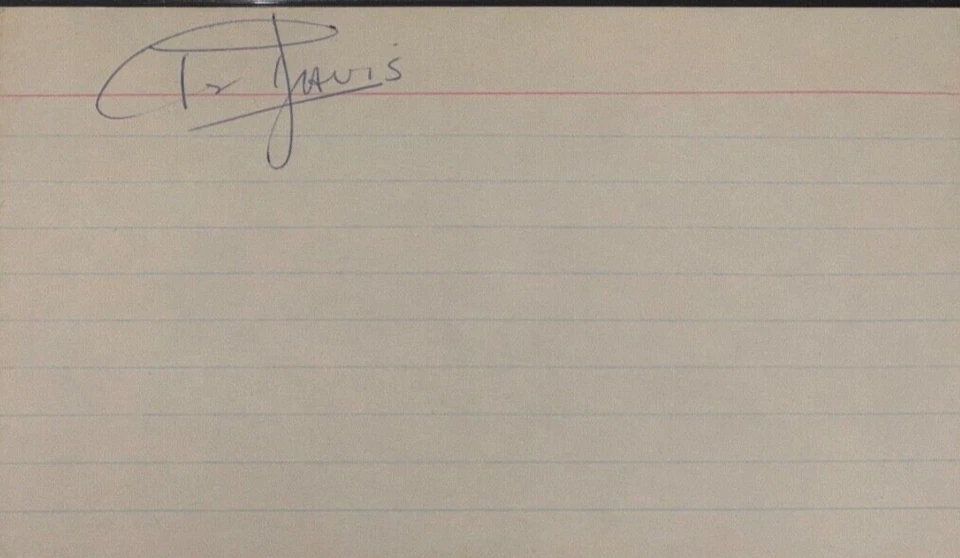 Al Davis "Raiders HOF Just Win Baby!" Signed Autographed 3x5 Index Card PSA Rare - Image 2 of 4