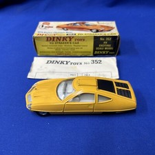 Dinky Toys Giallo 352 Ed. Auto Strakers con scatola originale e istruzioni
