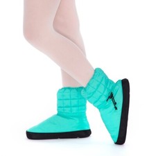 NWT Mint Green RUSSIAN POINTE RP BALLET DANCE WARM UP BOOTIES size x-small 3-4