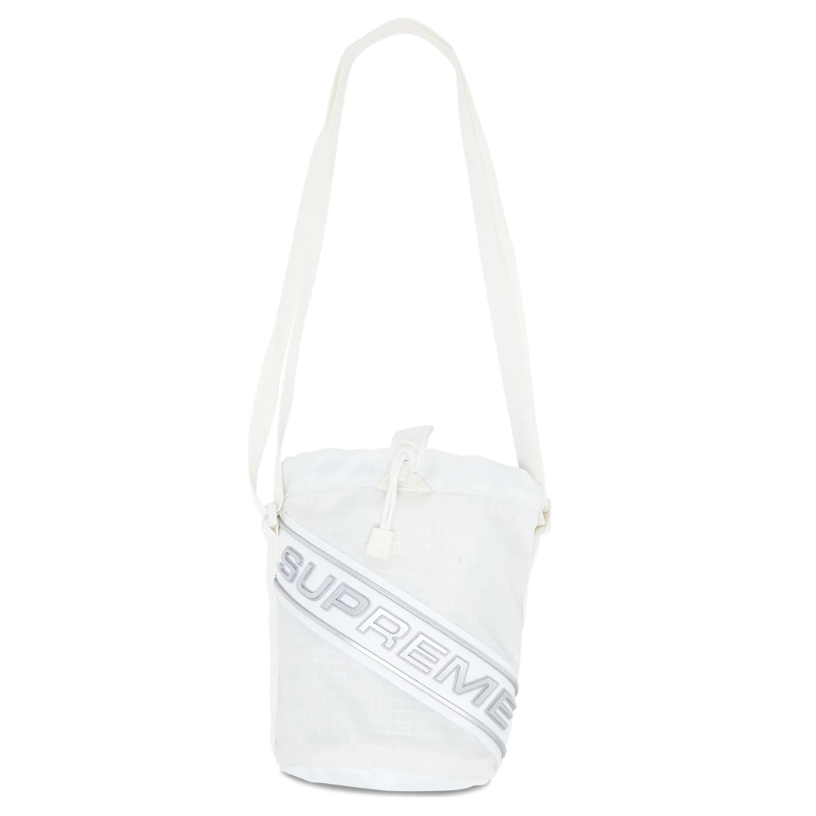 Petite pochette RCA blanche avec logo 3D Supreme FW23