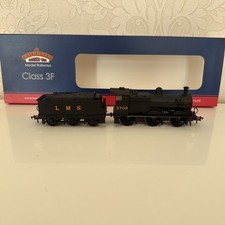 BACHMANN 'OO' GAUGE 31-627A LMS BLACK 0-6-0 CLASS 3F 3709 STEAM LOCOMOTIVE