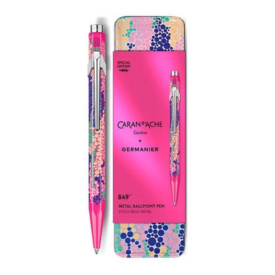 Caran d'Ache 849  Ballpoint Pen, Germanier Edition, Neon Pink