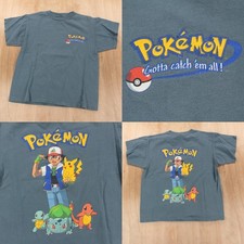 vtg POKEMON Gotta Catch Em All t-shirt YOUTH MEDIUM nintendo 90s 00s y2k