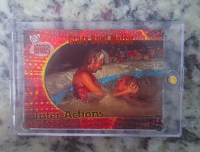 2002 Fleer WWE Absolute Divas Inter-Actions Gravy Bowl Match Trish v. Stacy