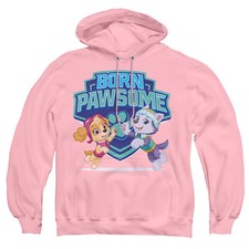 Paw Patrol Born Pawsome Skye  Everest Mens Hoodie Pink Officially Licensed