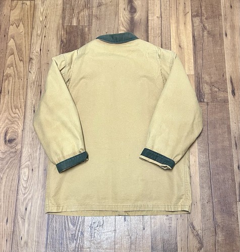 Vintage 90s L.L. Bean Canvas Wool Lined Button Up Field Chore Jacket/ Sz: Large - Picture 7 of 7