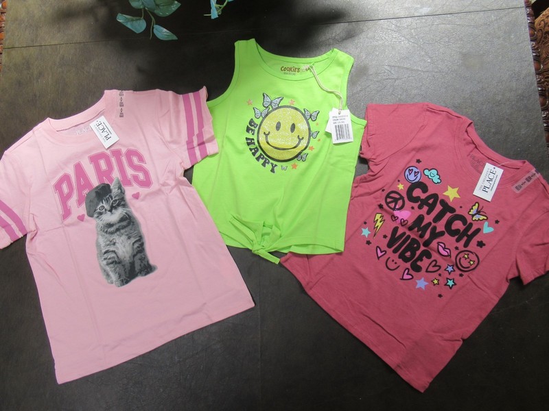 Girls Shirts Size 5/6 Lot of 3! New With Tags!