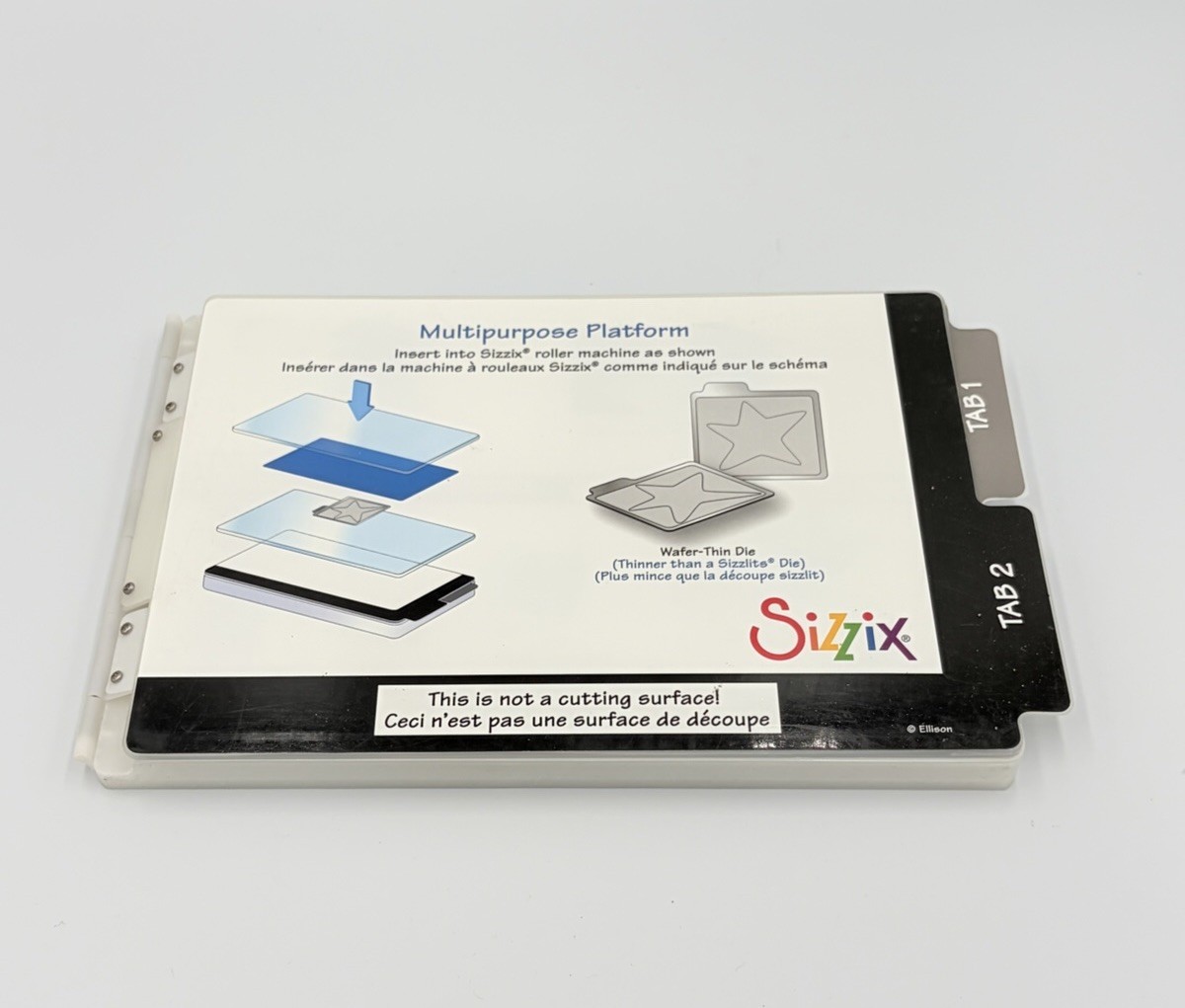 Sizzix Multipurpose Platform & Plate BIGkick Big shot Machine Die