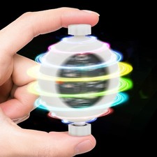 DIY Soldering Practice Kit, LED Gyroscope Spinner Electronics Kit, Rechargeab...