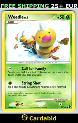 Weedle - GE #93/106 Great Encounters Mitsuhiro Arita MP