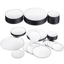 Mini Size Round Mirror Adhesive Tiles 40 Pieces 2 Inch 3 Inch 4 Inch