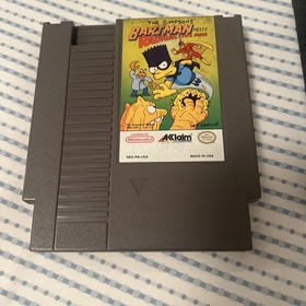 The Simpsons: Bartman Meets Radioactive Man Nintendo NES CIB Complete Authentic 