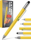 Stocking Stuffers for Men Multitool Pen - Mens 1 Count (Pack of 1), Yellow 