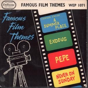 James Wright and His Orchestra Famous Film Themes 7'' vinyl UK Embassy 1962 ep