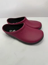 Sloggers Waterproof Rain Chickens Garden Clogs Mules Shoes Size 6 EUC