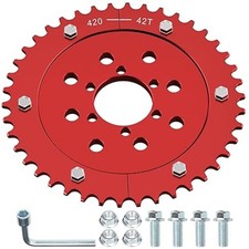 Mini Bike 420 Chain Sprocket 42 Tooth Go Kart Split Sprocket Hub Compatible wi