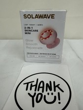 Solawave 2-In-1 Skincare Red And Infrared Light Therapy Compact New Sealed