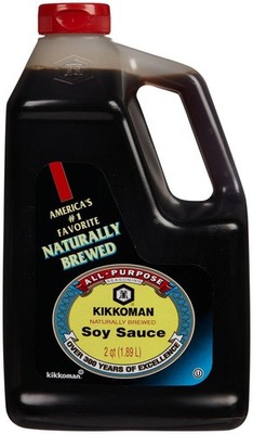 Kikkoman Soy Sauce, 64 Fl Oz (Pack of 1) 64 1), Multi