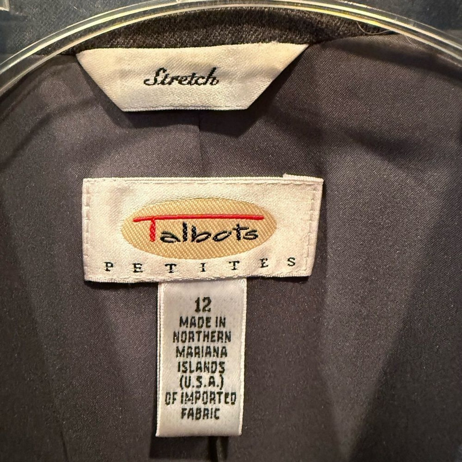 Talbots Gray Wool Blazer Structured Shoulders and… - image 3