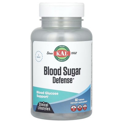2 X KAL, Blood Sugar Defense, 60 Tablets-Worldwide