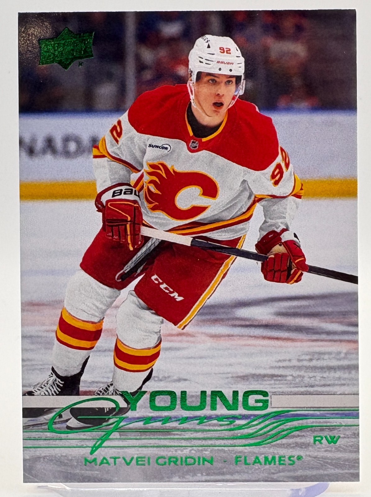 2025-26 Upper Deck Series 2 Matvei Gridin Young Guns Holiday RC #466