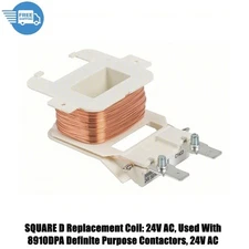 SQUARE D Replacement Coil: 24V AC, Used With 8910DPA Definite Purpose Contactors