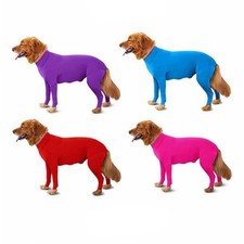 Pet Dog Clothes Medium Large Dog Pajamas Anxiety Calming Shirt 4 Legs Dog
