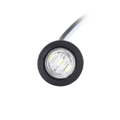 Stock Useful Hot Lights Lamps Marker Truck White 4pcs Mini Round Trailer - Picture 4 of 8