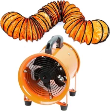 10-Inch High-Velocity Portable Utility Blower Fan, Industrial Exhaust Fan with 1