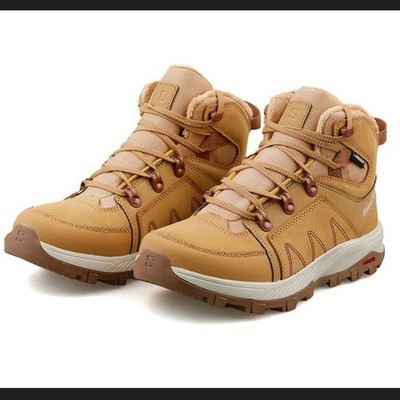 SALOMON OUTCHILL THINSULATE WATERPROOF WINTER BOOTS WOMENS tan brown 7.5 snow