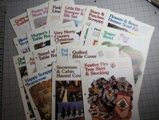 Lot of 21 Quilting Patterns Christmas Fall Baby Applique Pieced