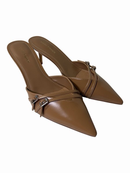 Marc Fisher Women's Amilia Pointed Toe Buckle Mule Dress Heel Size 10 OG $89