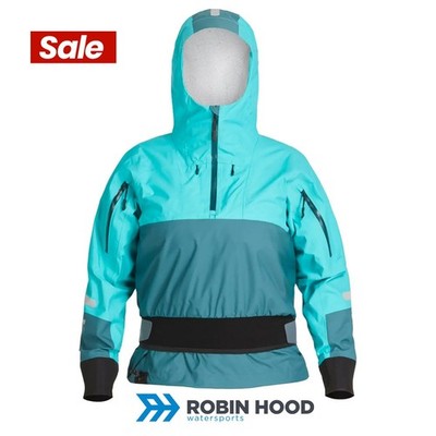 NRS Riptide Damen Kajakjacke mit Kapuze Aqua | Größe wählbar | UVP 179£ | 29% sparen