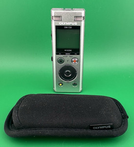 Olympus DM-720 4GB High-Resolution Digital Voice Audio Recorder w/ Case Preowned
