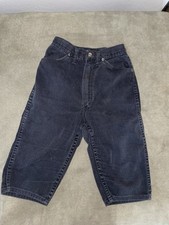 Vintage Wrangler Sanforized Misses Black Shorts Size 12